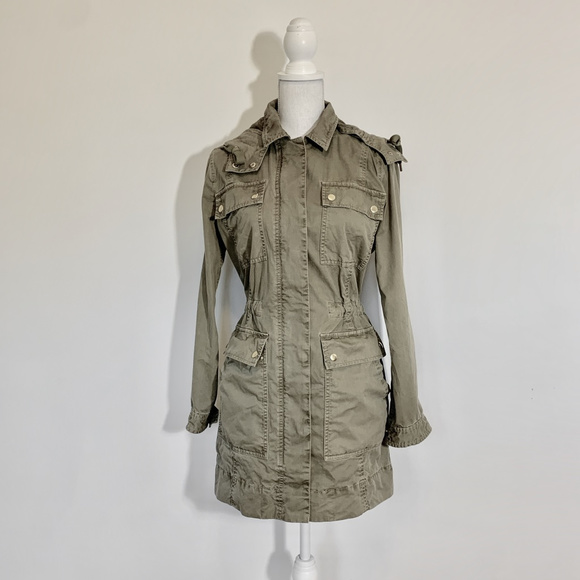 J. Crew Jackets & Blazers - J Crew XS oversize khaki utility jacket